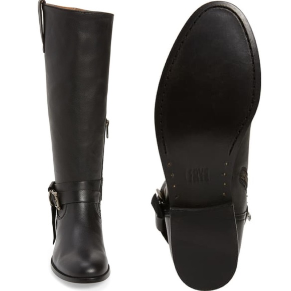 NWT Frye Melissa Knotted Tall Leather Riding Boot - Picture 4 of 12